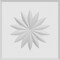 Ekena Millwork Standard Sedgwick Flower Rosette With Beveled Edge, 7"W x 7"H x 1"P ROSP070X070X100SDG10 - alternate 3